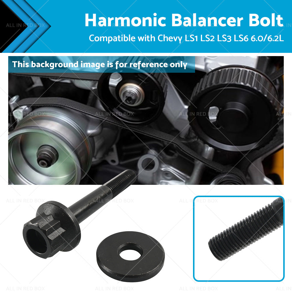 Crank Harmonic Balancer Bolt Suitable for 234-2503 Chevy LS1 LS2 LS3 LS6