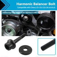 Crank Harmonic Balancer Bolt Suitable for 234-2503 Chevy LS1 LS2 LS3 LS6