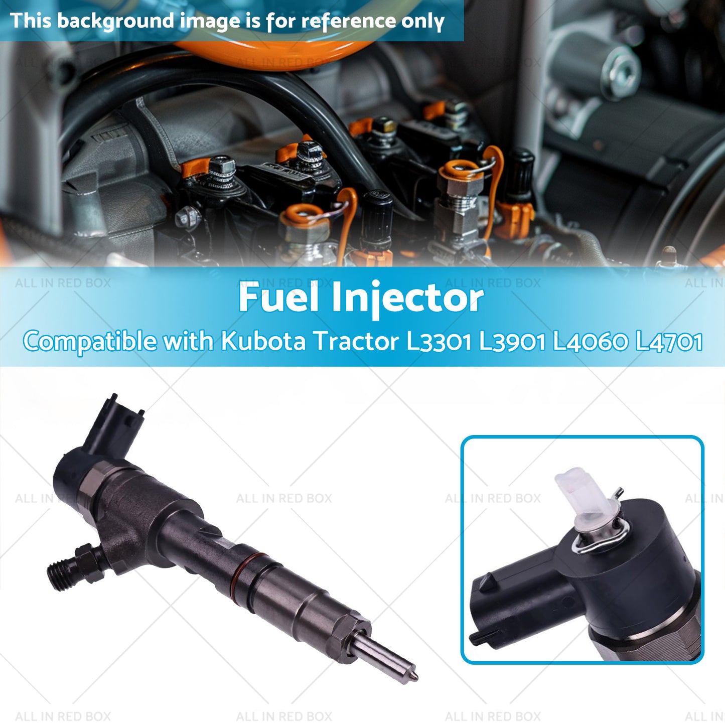 Fuel Injector Suitable for Kubota Tractor L3301 L3901 L4060 L4701 0445110775