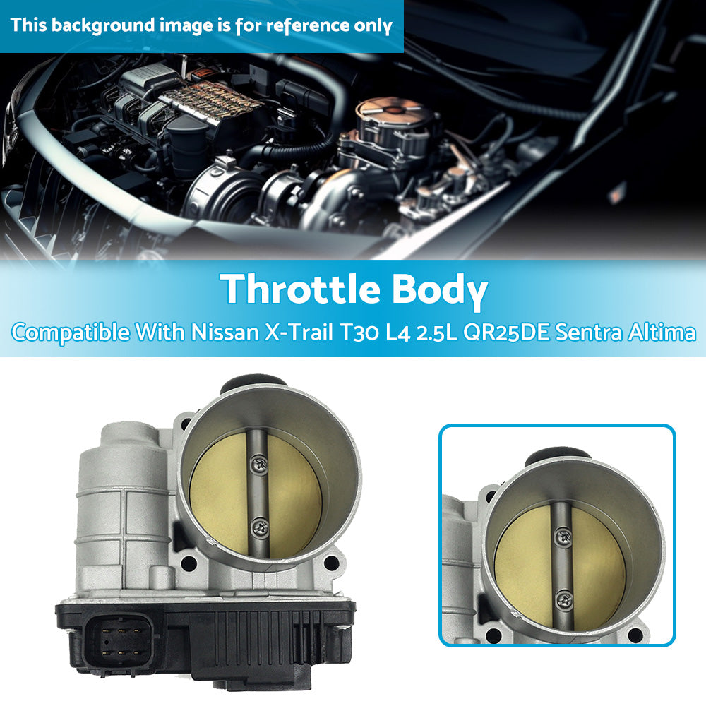 Throttle Body Suitable For Nissan X-Trail T30 L4 2. 5L QR25DE 02-06 Sentra Altima