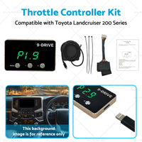 EVC Throttle Controller Kit Suitable for Toyota Landcruiser 200 Series 2009-2021