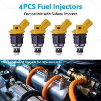 4PCS Fuel Injectors 16600-AA170 Suitable For Subaru Impreza WRX STI 2. 5 05-11