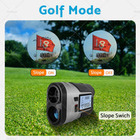 1200M Laser Golf Range Finder Slope on or off LCD Display Screen Vibration