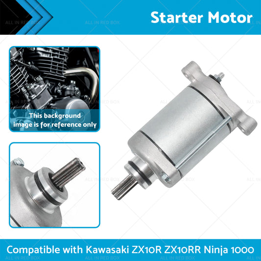 Engine Starter Motor 9Teeth Suitable For Kawasaki ZX10R ZX10RR Ninja 1000 11-21