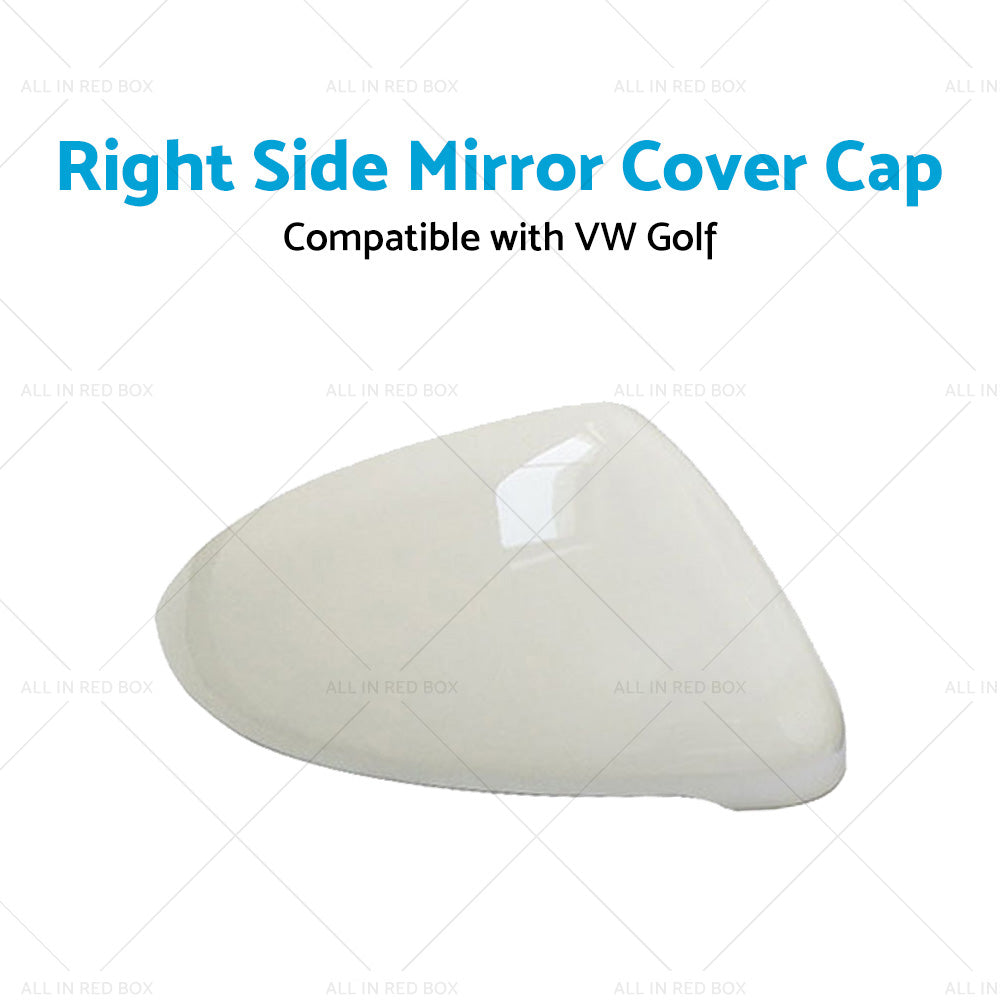 Mirror Cover Cap Housing Suitable for VW Golf MK7 MK7.5 13-on Pure White RH