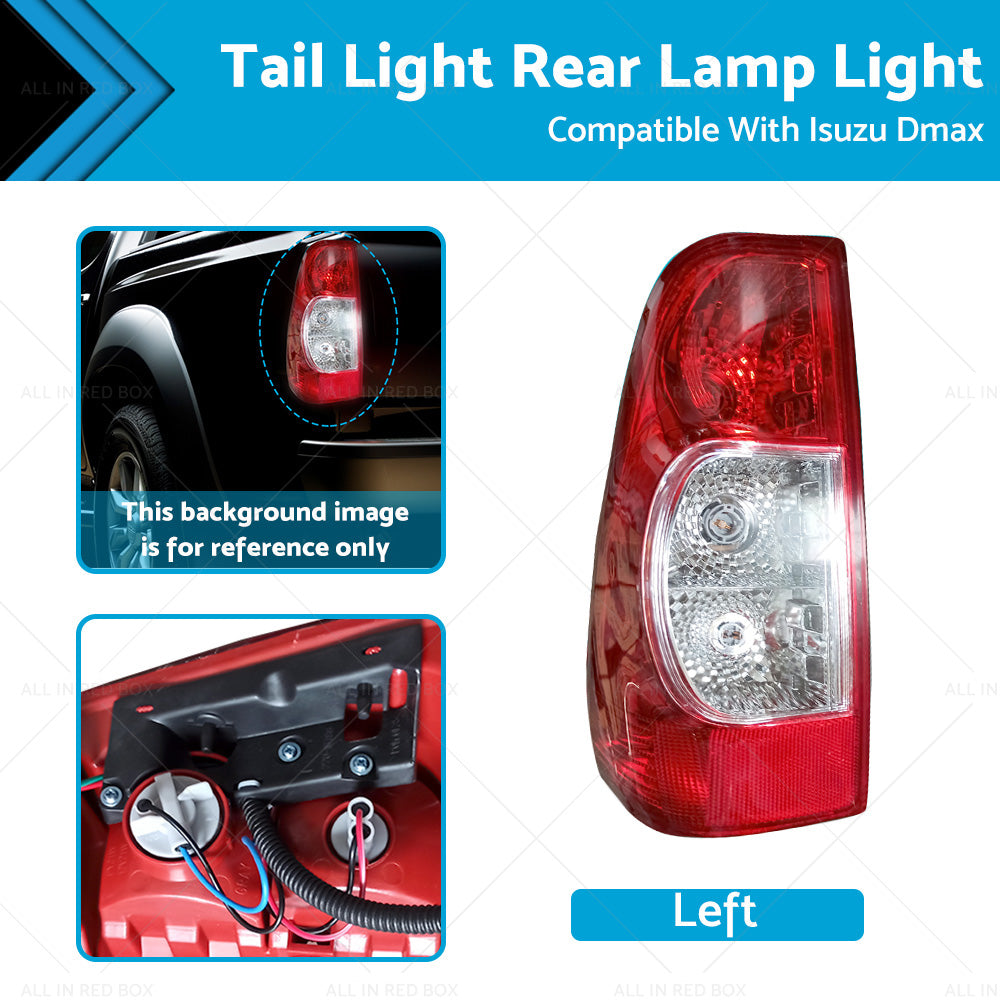 Left Red Tail Light Rear Lamp Light Suitable for Isuzu Dmax 2006-2012