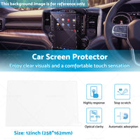 Car Touch Screen Protector Tempered Glass Film 12inch Suitable For RAM 1500 20-22