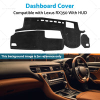 Non-Slip Dash Mat Suitable For Lexus RX RX350 2016-2020 With HUD Dashboard Cover