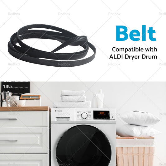 Suitable for ALDI SHPD80W GGSHPD80W HEAT PUMP Dryer Drum Drive Belt 7PH1956