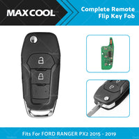 Complete Remote Flip Key Fob Fits For FORD RANGER PX2 PX 2 2015-2019