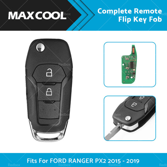 Complete Remote Flip Key Fob Fits For FORD RANGER PX2 PX 2 2015-2019