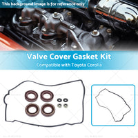 Valve Tappet Rocker Cover Gasket Suitable for Toyota Corolla AE92 AE102 AE112