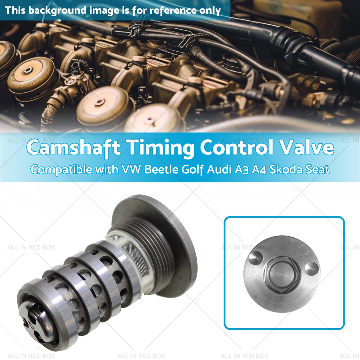 Camshaft Timing Control Valve Suitable for AUDI A3 A4 VW Beetle Golf Skoda Seat