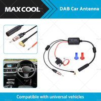 Car AM FM DAB  Amplifier Booster Radio Stereo Antenna Adapter 12V-24V Universal