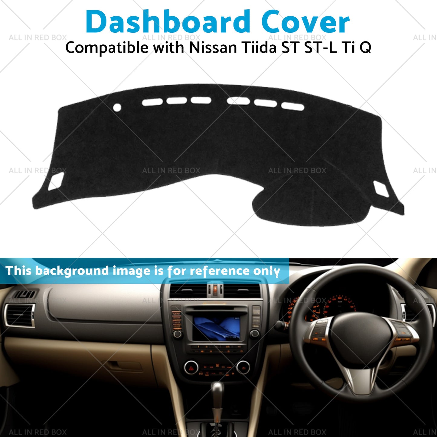 Dash Cover Mat Dashboard Pat Suitable For Nissan Tiida C12 13-23 Dashboard Pad