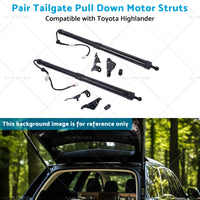 Pair Tailgate Pull Down Motor Struts Suitable for 14-19 Toyota Highlander 3. 5L