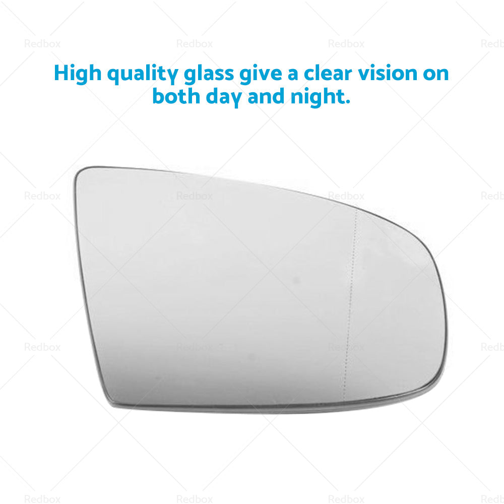 Right Heated Wing Side Mirror White Glass For BMW X5 X6 E70 E71 E72 2008-2014