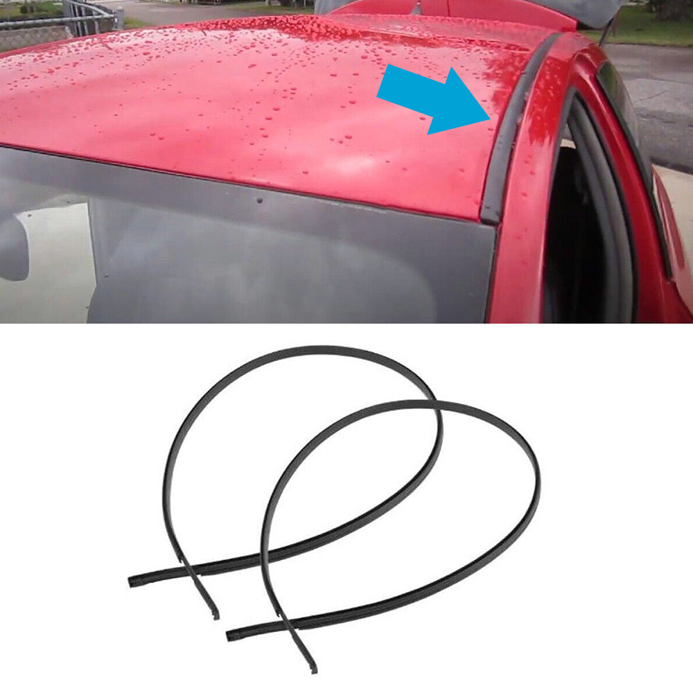 LH  and  RH Side Roof Drip Moulding Trim Suitable For 06-16 Toyota Yaris Hatchback