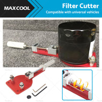 Filter Cutting Range 2-3 or 8 inch  - 5 inch  Car Oil Filter Cutter Tool Aluminum Alloy Red