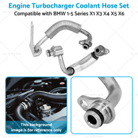 Engine Turbocharger Coolant Hose Set Suitable for BMW 1-5 Series X1 X3 X4 X5 X6