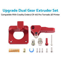 Upgrade Dual Gear Extruder Set Suitable For Creality Ender3 CR-10S 3D Printer