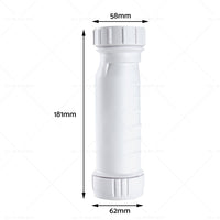 2Pcs Set Waterless Self Sealing Waste Valve Inline Trap Bath Basin Caravan RV