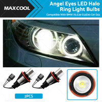 2x LED Halo Ring Light Bulbs Error Free Suitable For BMW X5 E39 E53 E60 E61 E63