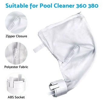 compare product 2PCS Pool Cleaner All Purpose Bag Suitable for 280 480 Pool Cleaner Zippered K13