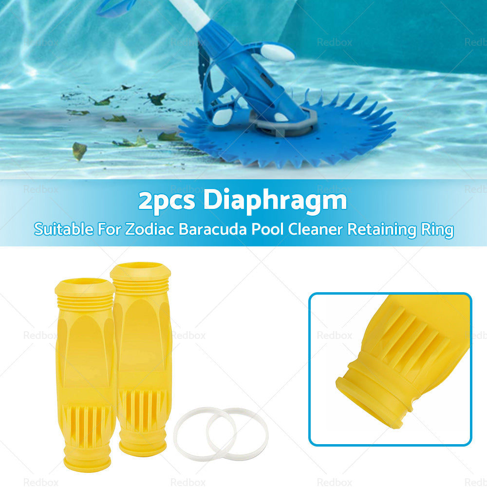 2PCS Diaphragm Cassette Suitable For Zodiac Baracuda Pool Cleaner Retaining Ring