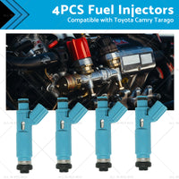 4PCS Fuel Injectors Suitable for Toyota Camry Tarago Avensis Verso 2AZ-FE 00-11