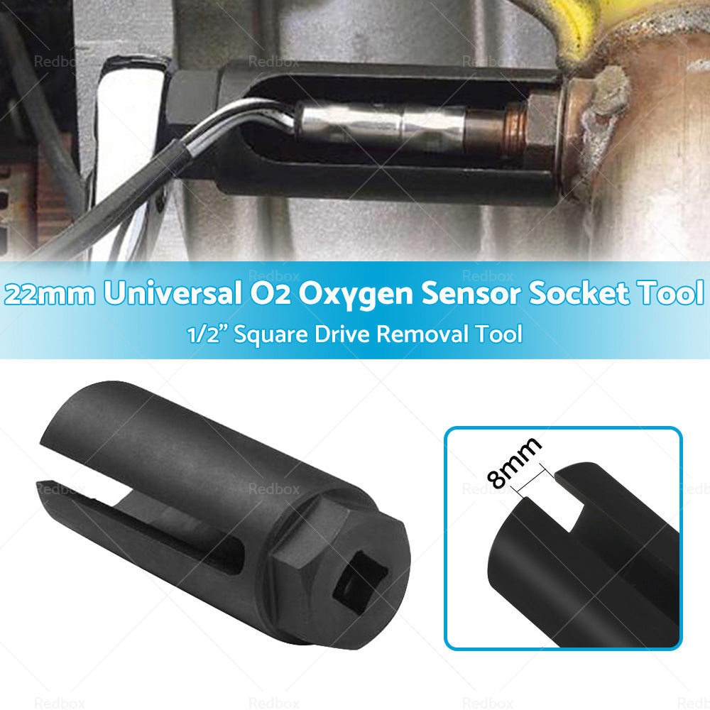 22mm Universal O2 Oxygen Sensor Socket Tool 1 2inch Square Drive Removal Tool