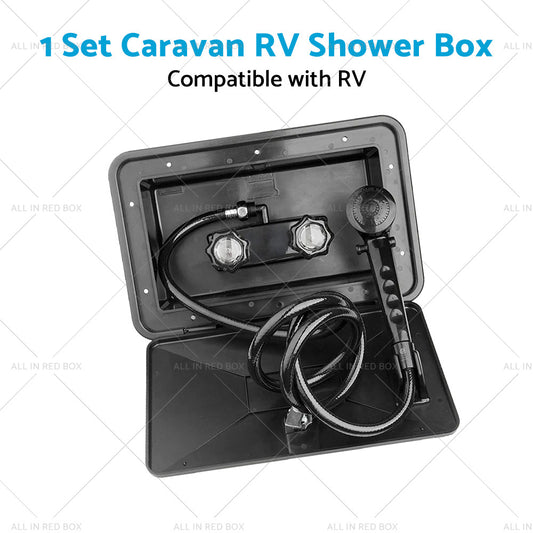 1 Set External Caravan RV Shower Box Kit Exterior Faucet for Camper Trailer Boat