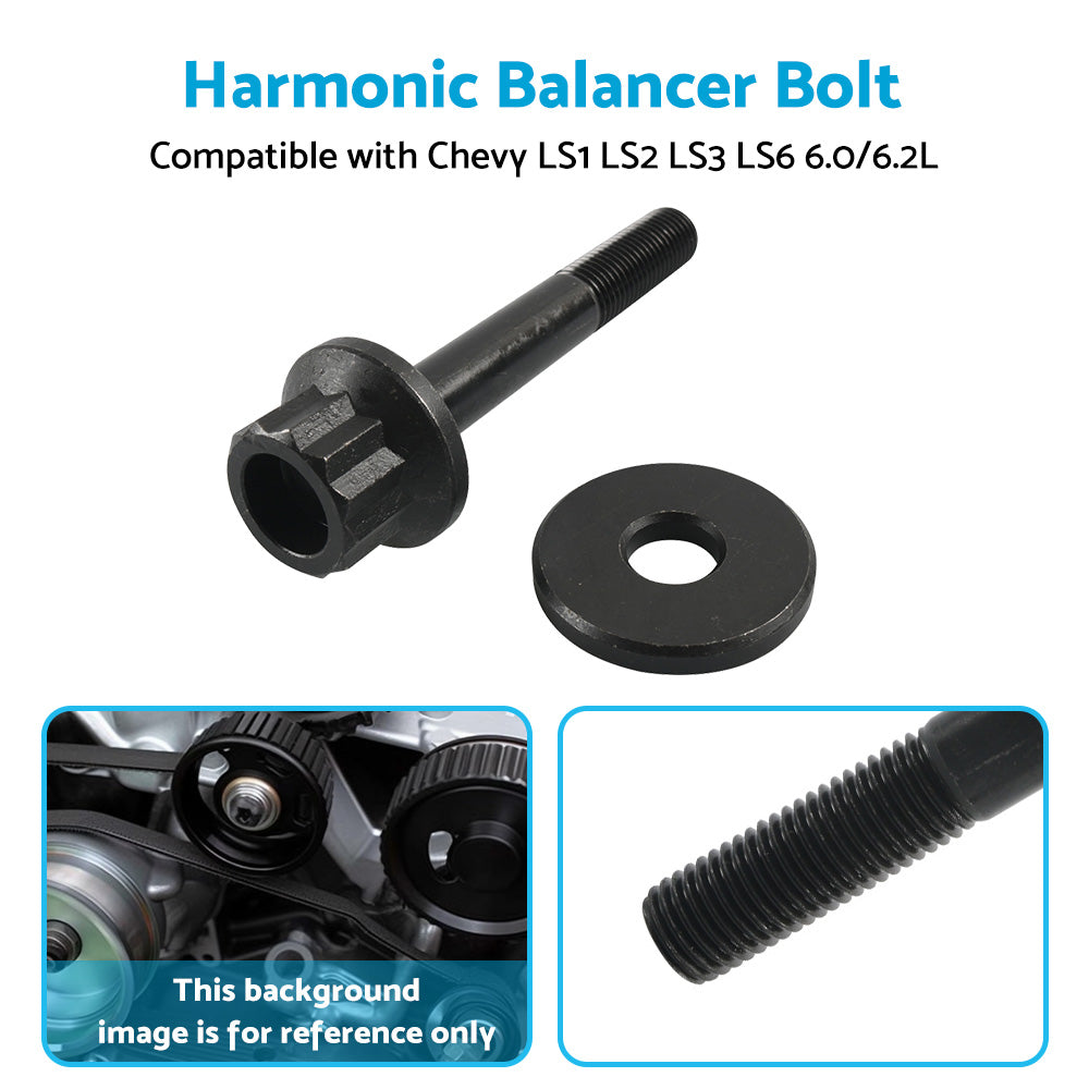 Crank Harmonic Balancer Bolt Suitable for 234-2503 Chevy LS1 LS2 LS3 LS6