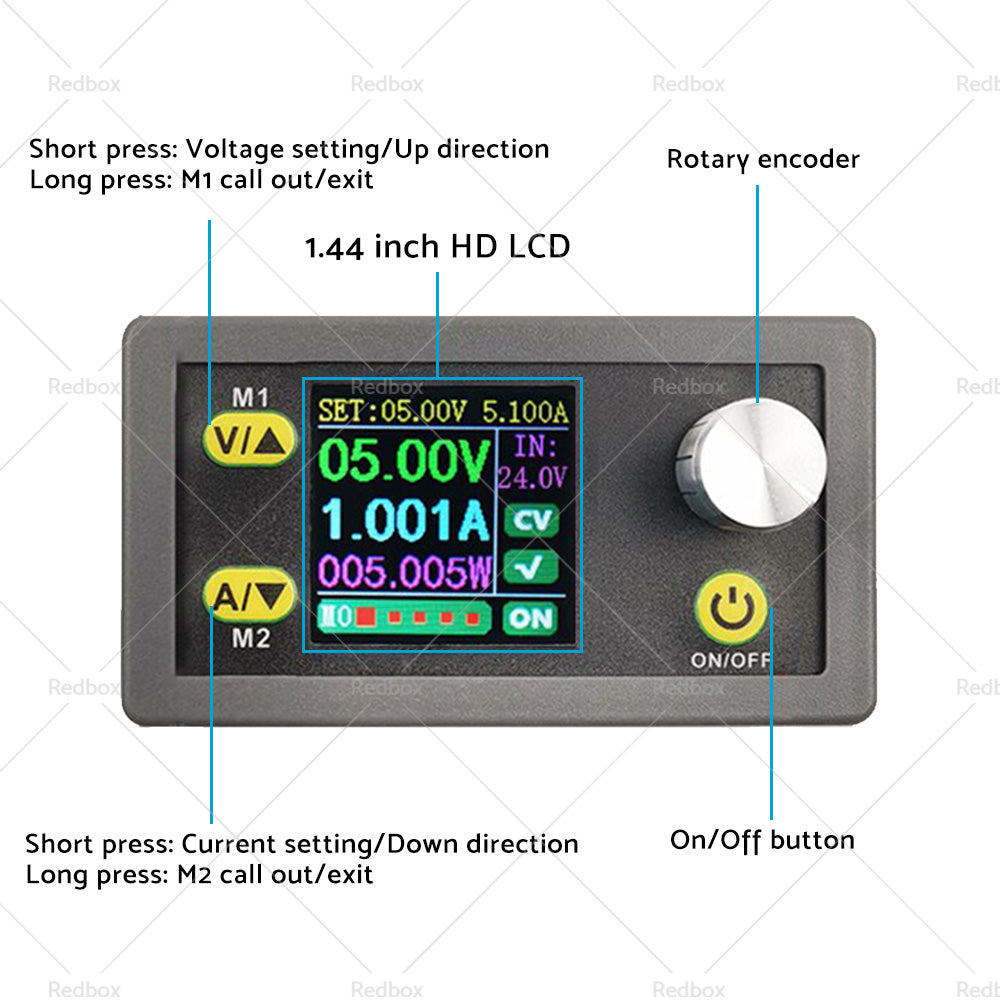 DC 36V 5A 80W Adjustable Regulated Power Supply Buck Boost Converter DC CNC AU