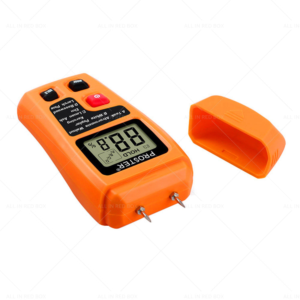 Wood Moisture Meter Damp Detector Digital LCD Timber Humidity Tester Analyzer