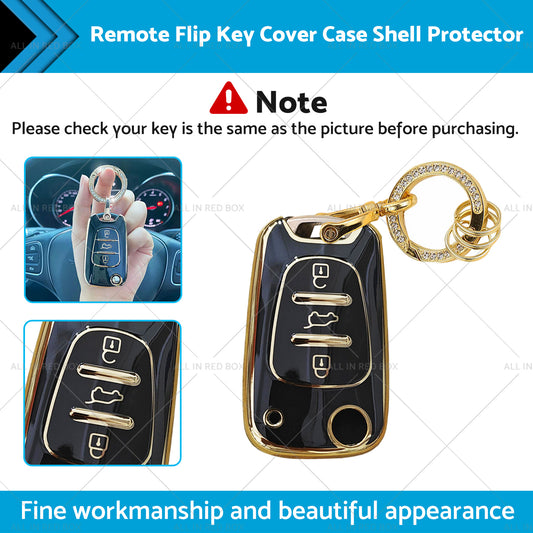 Remote Flip Key Cover Case Shell Protector Suitable For Hyundai i30 ix35