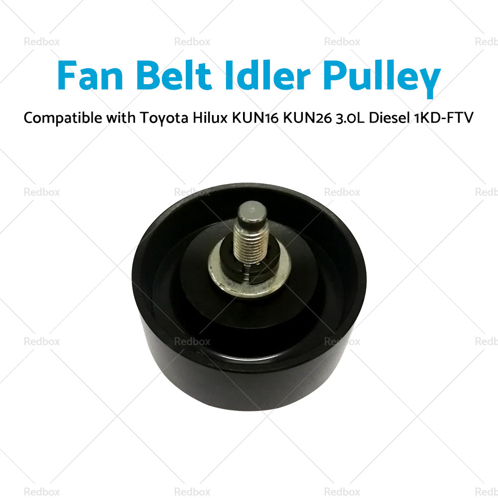 Fan Belt Idler Pulley Suitable for Toyota Hilux KUN16 KUN26 3. 0L Diesel 1KD-FTV