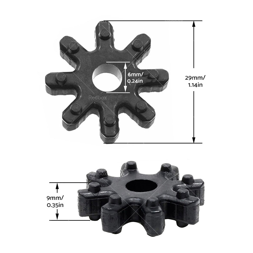 2x Steering Column Rubber Flex Coupling Fits For Hyundai i30 Sonata Santa Fe Kia