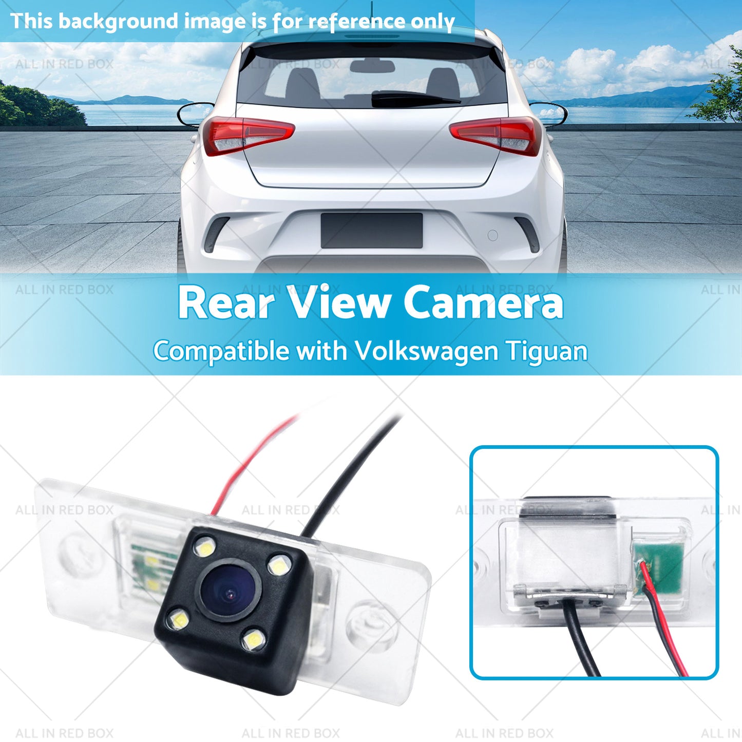 Rear View Camera Suitable for Volkswagen Tiguan 1 2007-2016 Touareg 1 2001-2010