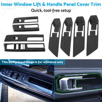 Inner Window Lift & Handle Panel Cover Trim Suitable For Mitsubishi Triton 23-25
