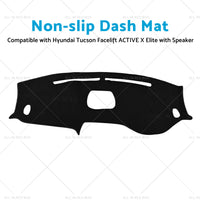 Non-Slip Dash Mat Suitable For Hyundai Tucson TL Active X Elite w  Speaker 18-21