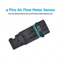 Mass Air Flow Meter Sensor MAF for Nissan Patrol GU 3. 0TD Pulsar N16 Maxima A33