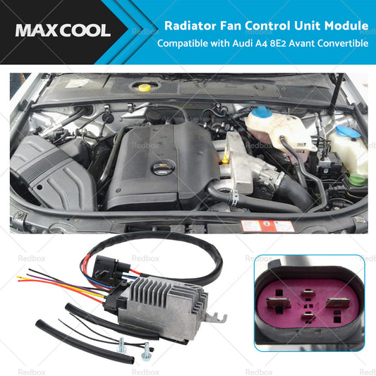 Radiator Fan Control Unit Module Suitable for Audi A4 8E2 Avant Convertible