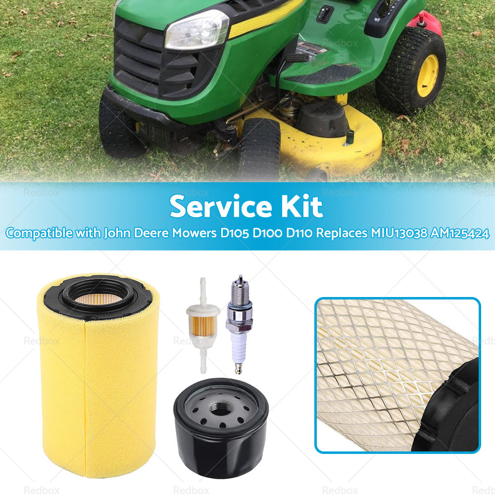 Service Kit Suitable For John Deere Mowers D105 D100 Replaces MIU13038 AM125424