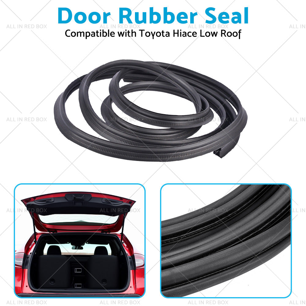 Rear Tail Gate Rubber Seal Suitable for Toyota Hiace Low Roof 2005 -2018 Black