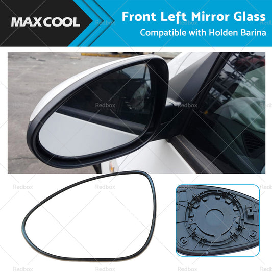 Suitable for Holden Barina 2011-ONWARD Left Mirror Glass w  Back Plate NO HEATED