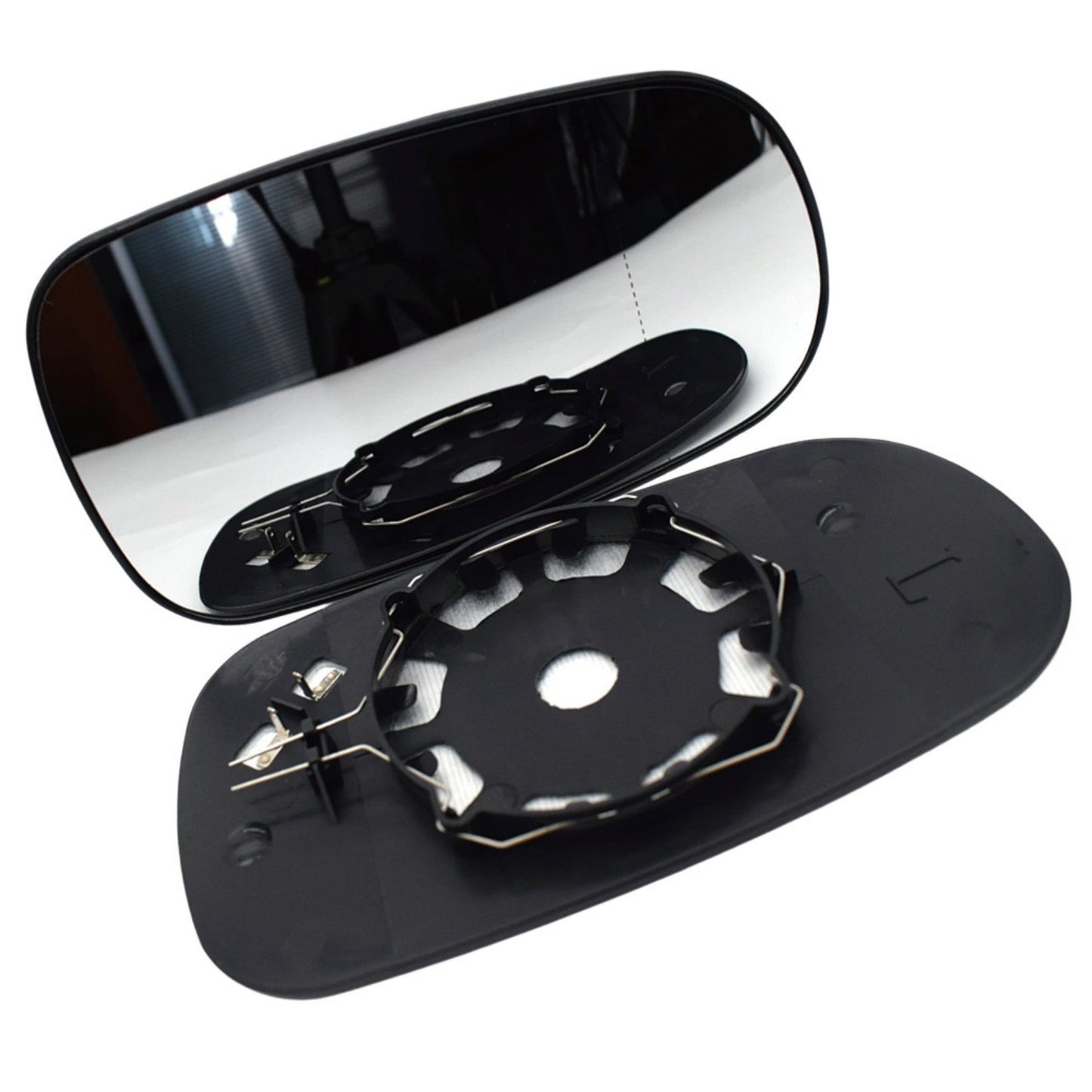 1 Pair Mirror Glass with Heated Left + Right Suitable for Saab 9-5 9-3 93 03-On