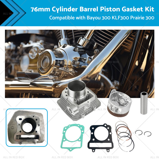 76mm Engine Cylinder Big Bore Kit Suitable For Bayou 300 KLF300 Prairie 300