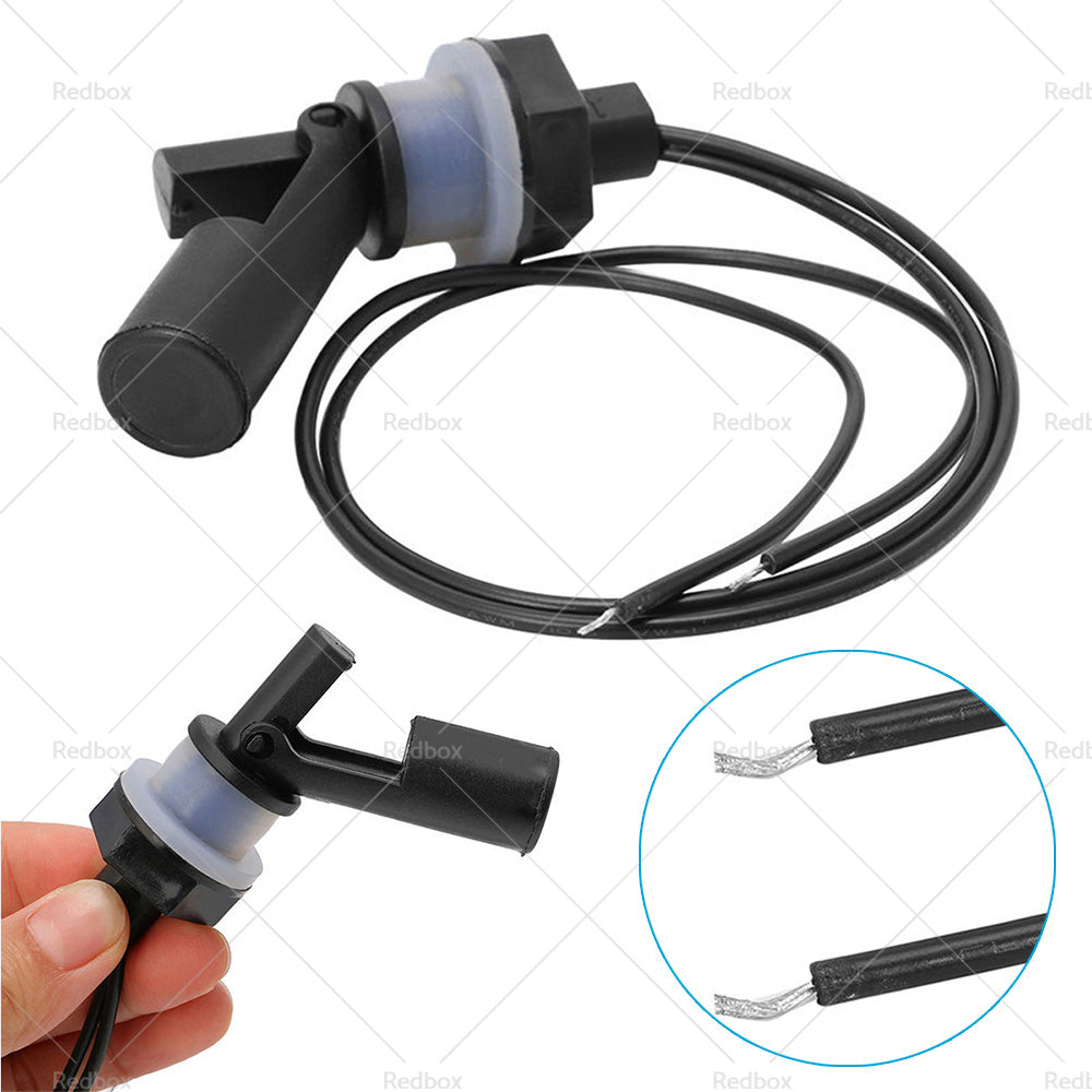 2PCS Water Level Sensor Tube Float Switch Tank Horizontal Liquid Pool Side Mount