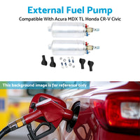 {{ 2x External Inline Fuel Pumps Suitable For Honda Civic 1.5L 1.8L 1994-2013 }} - Buy Car Parts Online at {{ Kaka Auto Parts }}.